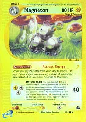 019 / 144 Magneton F- 65 rara foil reverse (EN) -NEAR MINT-