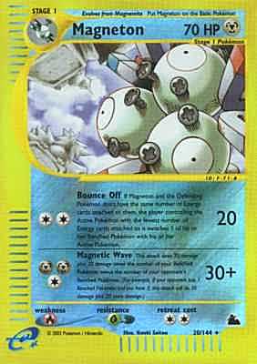 020 / 144 Magneton F- 71 rara foil reverse (EN) -NEAR MINT-