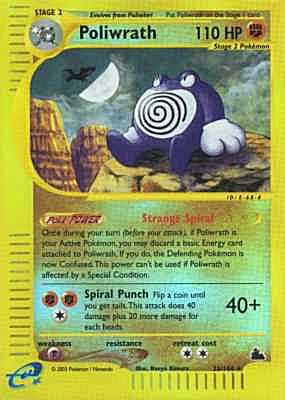 026 / 144 Poliwrath rara foil reverse (EN) -NEAR MINT-