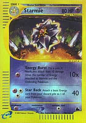030 / 144 Starmie rara foil reverse (EN) -NEAR MINT-
