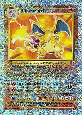 003 / 110 Charizard rara foil reverse (EN) -NEAR MINT-