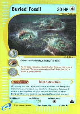 047 / 144 Buried Fossil comune foil reverse (EN) -NEAR MINT-