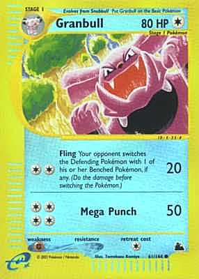 061 / 144 Granbull comune foil reverse (EN) -NEAR MINT-