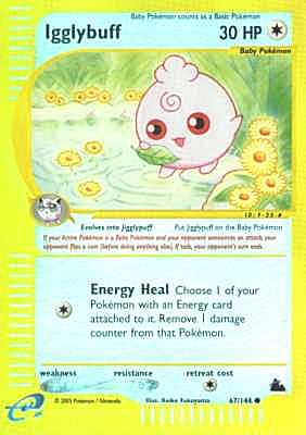 067 / 144 Igglybuff comune foil reverse (EN) -NEAR MINT-