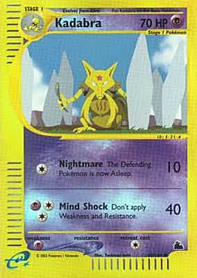069 / 144 Kadabra comune foil reverse (EN) -NEAR MINT-