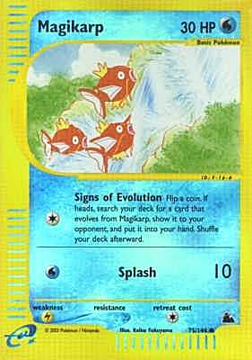 075 / 144 Magikarp comune foil reverse (EN) -NEAR MINT-