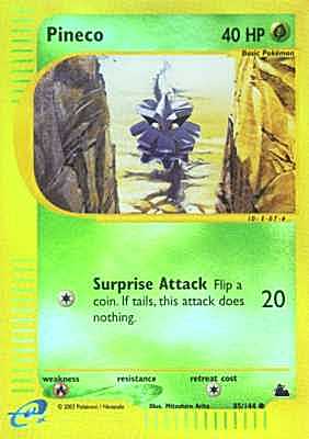 085 / 144 Pineco E- 07 comune foil reverse (EN) -NEAR MINT-