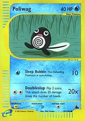 087 / 144 Poliwag comune foil reverse (EN) -NEAR MINT-