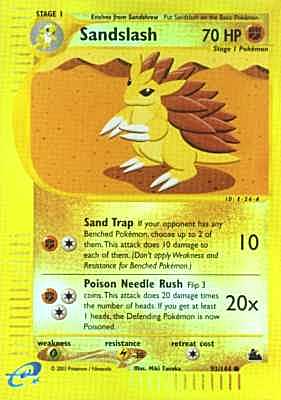 093 / 144 Sandslash comune foil reverse (EN) -NEAR MINT-