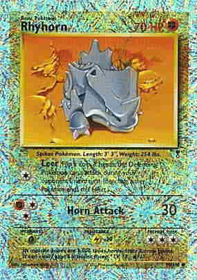 090 / 110 Rhyhorn comune foil reverse (EN) -NEAR MINT-