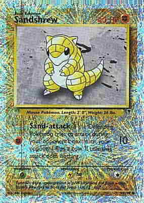 091 / 110 Sandshrew comune foil reverse (EN) -NEAR MINT-