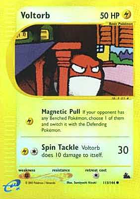 113 / 144 Voltorb comune foil reverse (EN) -NEAR MINT-