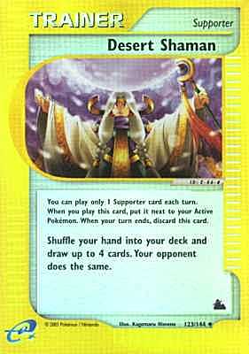 123 / 144 Desert Shaman non comune foil reverse (EN) -NEAR MINT-