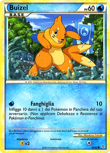 45 / 95 Buizel comune (IT) -NEAR MINT-