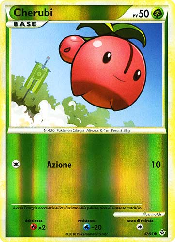 47 / 95 Cherubi comune foil reverse (IT) -NEAR MINT-