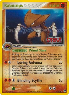 010 / 108 Kabutops rara foil speciale (EN) -NEAR MINT-