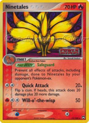 019 / 108 Ninetales rara foil speciale (EN) -NEAR MINT-