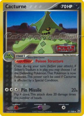 027 / 108 Cacturne non comune foil speciale (EN) -NEAR MINT-