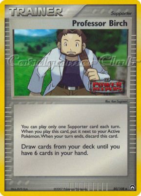 080 / 108 Professor Birch non comune foil speciale (EN) -NEAR MINT-