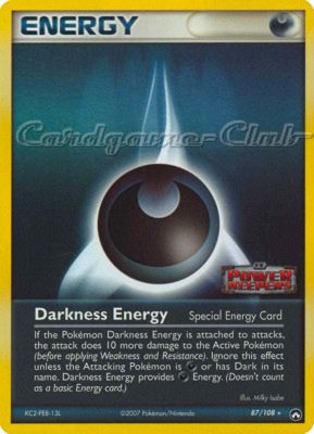 087 / 108 Darkness Energy rara foil speciale (EN) -NEAR MINT-