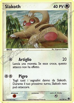 045 / 109 Slakoth non comune foil reverse (IT)  -GOOD-