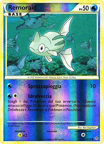 59 / 95 Remoraid comune foil reverse (IT) -NEAR MINT-