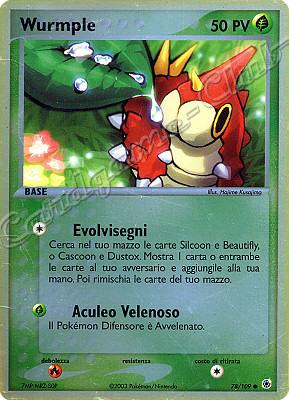 078 / 109 Wurmple comune foil reverse (IT)  -PLAYED-