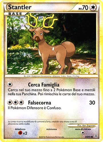 64 / 95 Stantler comune (IT) -NEAR MINT-
