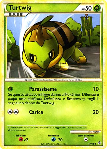 67 / 95 Turtwig comune (IT) -NEAR MINT-