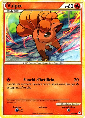 68 / 95 Vulpix comune (IT) -NEAR MINT-