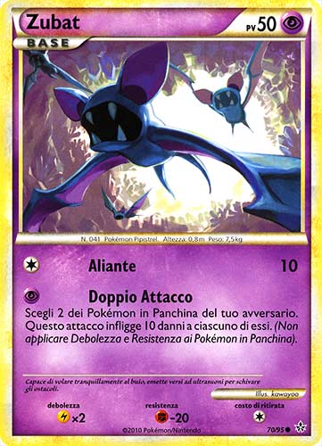 70 / 95 Zubat comune (IT) -NEAR MINT-