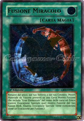 CRV-IT039 Fusione Miracolo rara ultimate 1a Edizione (IT) -NEAR MINT-