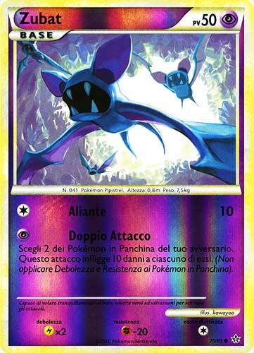 70 / 95 Zubat comune foil reverse (IT) -NEAR MINT-