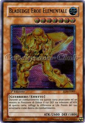 EEN-IT007 Bladedge Eroe Elementale rara ultimate 1a Edizione (IT)  -GOOD-