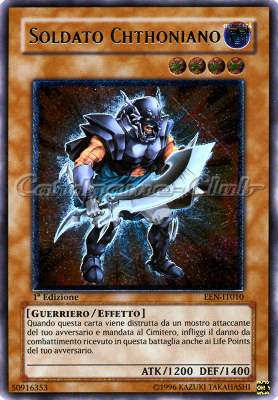 EEN-IT010 Soldato Chthoniano rara ultimate 1a Edizione (IT) -NEAR MINT-