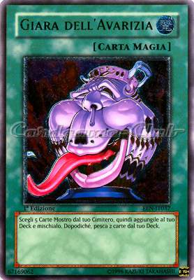 EEN-IT037 Giara dell'Avarizia rara ultimate 1a Edizione (IT) -GOOD-
