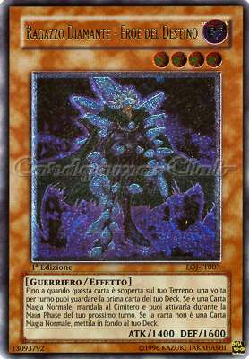 EOJ-IT003 Ragazzo Diamante-Eroe del Destino rara ultimate 1a Edizione (IT) -GOOD-