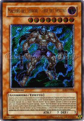 EOJ-IT004 Maestro del Terrore-Eroe del Destino rara ultimate 1a Edizione (IT) -NEAR MINT-