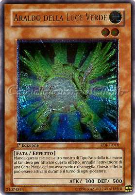 EOJ-IT018 Araldo della Luce Verde rara ultimate 1a Edizione (IT) -NEAR MINT-