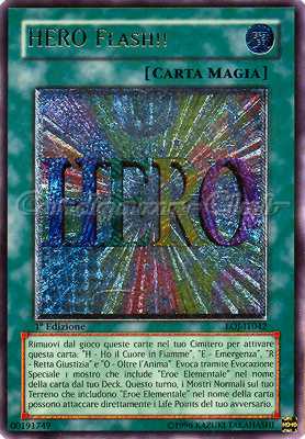 EOJ-IT042 HERO Flash!! rara ultimate 1a Edizione (IT)  -GOOD-