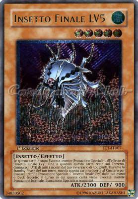 FET-IT007 Insetto Finale LV5 rara ultimate 1a Edizione (IT) -NEAR MINT-
