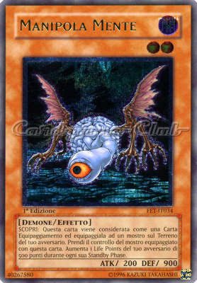 FET-IT034 Manipola Mente rara ultimate 1a Edizione (IT) -NEAR MINT-