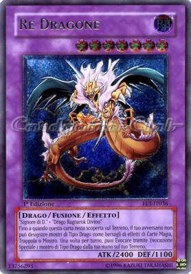 FET-IT036 Re Dragone rara ultimate 1a Edizione (IT) -NEAR MINT-