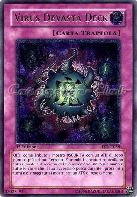 FET-IT058 Virus Devasta Deck rara ultimate 1a Edizione (IT) -NEAR MINT-
