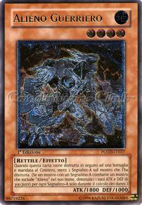 POTD-IT027 Alieno Guerriero rara ultimate 1a Edizione (IT) -GOOD-