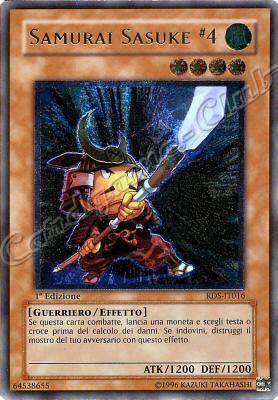 RDS-IT016 Samurai Sasuke #4 rara ultimate 1a Edizione (IT) -NEAR MINT-