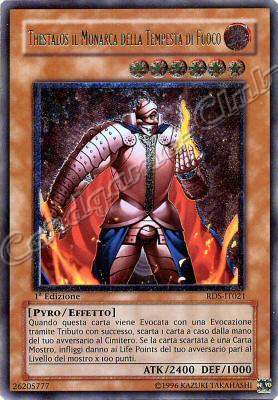 RDS-IT021 Thestalos il Monarca della Tempesta di Fuoco rara ultimate 1a Edizione (IT) -NEAR MINT-