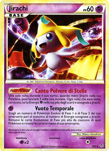 01 / 95 Jirachi rara foil (IT)  -GOOD-