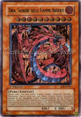 SOI-IT001 Uria, Signore delle Fiamme Ardenti rara ultimate 1a Edizione (IT) -NEAR MINT-