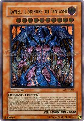 SOI-IT003 Raviel, il Signore dei Fantasmi rara ultimate 1a Edizione (IT) -NEAR MINT-